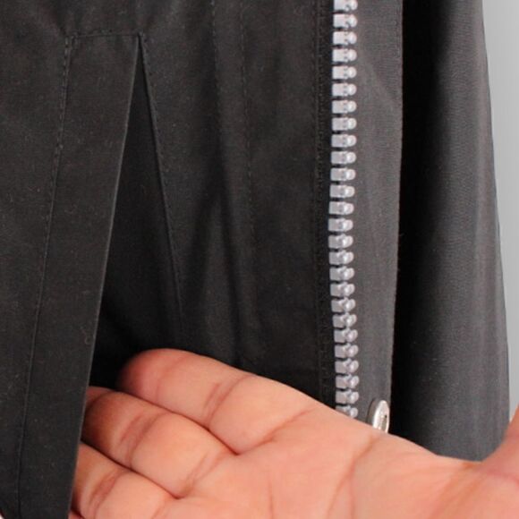 COLE HAAN Rain Jacket Solid Black Men's Size Small - Picture 9 of 13